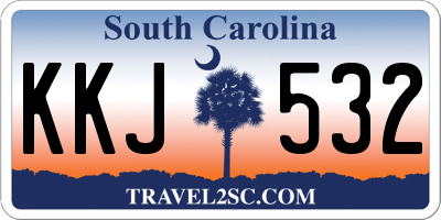 SC license plate KKJ532