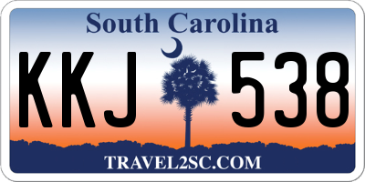 SC license plate KKJ538
