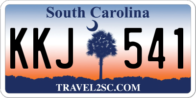 SC license plate KKJ541