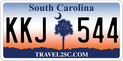 SC license plate KKJ544