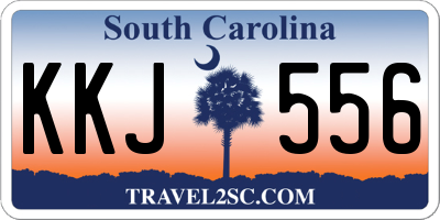 SC license plate KKJ556
