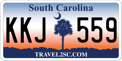 SC license plate KKJ559