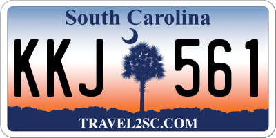 SC license plate KKJ561