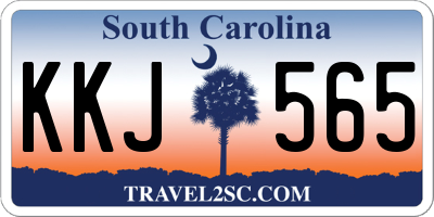 SC license plate KKJ565