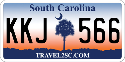 SC license plate KKJ566