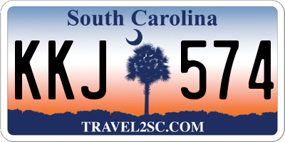 SC license plate KKJ574