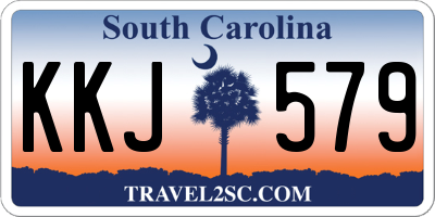 SC license plate KKJ579