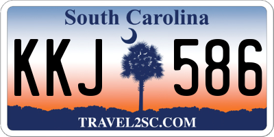 SC license plate KKJ586
