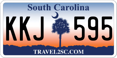 SC license plate KKJ595