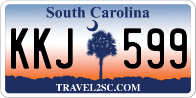 SC license plate KKJ599