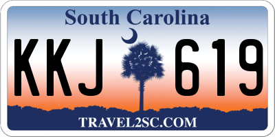 SC license plate KKJ619