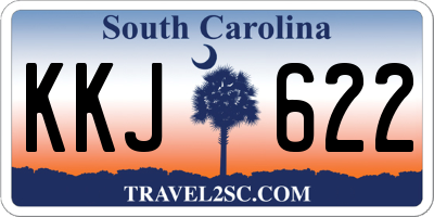 SC license plate KKJ622