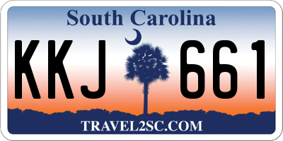 SC license plate KKJ661