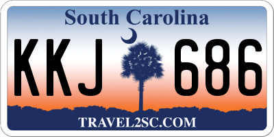 SC license plate KKJ686
