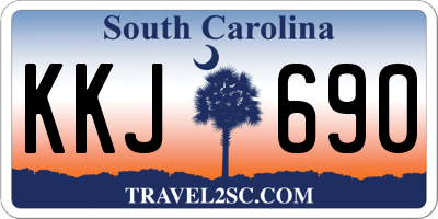 SC license plate KKJ690