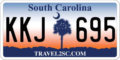SC license plate KKJ695