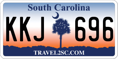 SC license plate KKJ696
