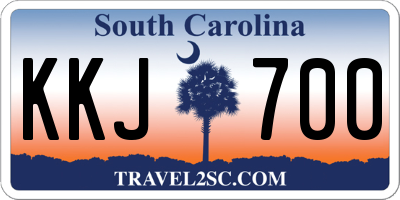 SC license plate KKJ700