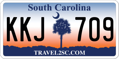 SC license plate KKJ709