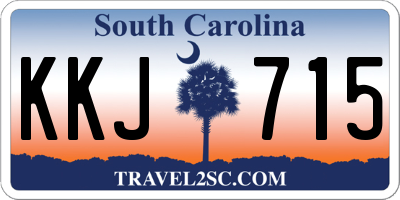 SC license plate KKJ715
