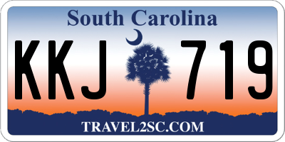 SC license plate KKJ719