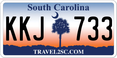 SC license plate KKJ733