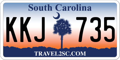 SC license plate KKJ735