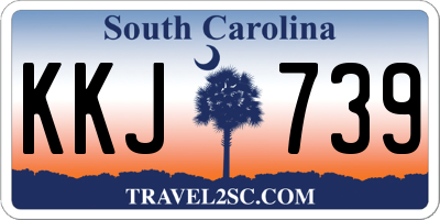 SC license plate KKJ739