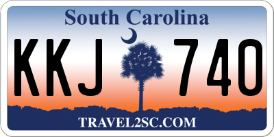 SC license plate KKJ740