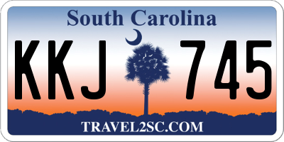 SC license plate KKJ745