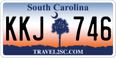 SC license plate KKJ746
