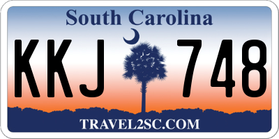 SC license plate KKJ748