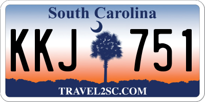 SC license plate KKJ751