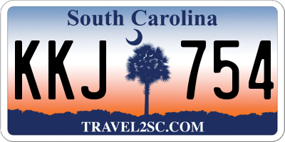SC license plate KKJ754