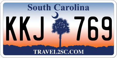 SC license plate KKJ769