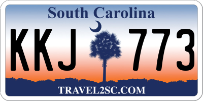 SC license plate KKJ773
