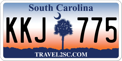 SC license plate KKJ775