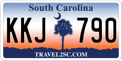 SC license plate KKJ790