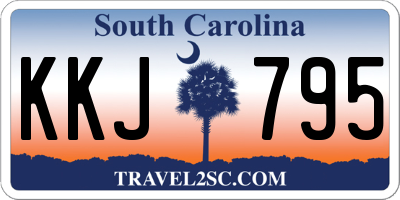 SC license plate KKJ795