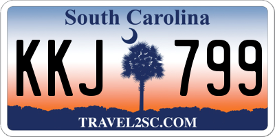 SC license plate KKJ799
