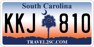 SC license plate KKJ810