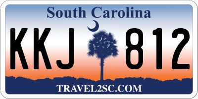 SC license plate KKJ812
