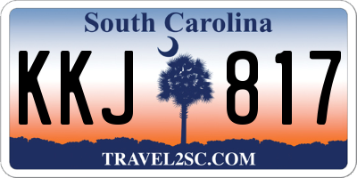 SC license plate KKJ817