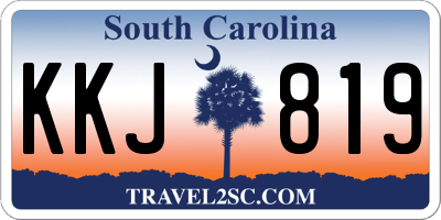 SC license plate KKJ819