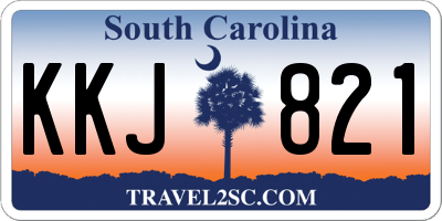 SC license plate KKJ821
