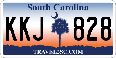 SC license plate KKJ828
