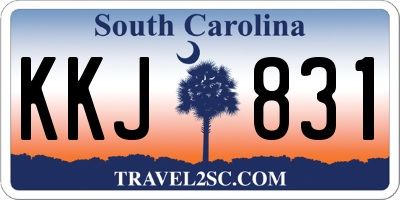 SC license plate KKJ831