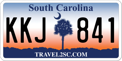 SC license plate KKJ841