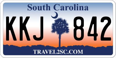 SC license plate KKJ842