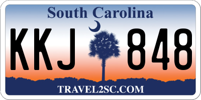 SC license plate KKJ848